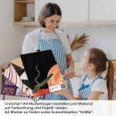 Mobile Preview: Küchenrückwand Folie farbige Äpfel A4 Muster