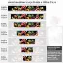 Mobile Preview: Küchenrückwand Folie Exotische Früchte - Ein Genuss für die Augen Höhe 51cm