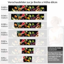 Mobile Preview: Küchenrückwand Folie Exotische Früchte - Ein Genuss für die Augen Höhe 60cm