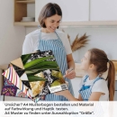 Mobile Preview: Küchenrückwand Folie Ananas, Kokos & Co. als Küchenhighlight A4 Muster