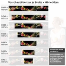 Mobile Preview: Küchenrückwand Folie Ananas, Kokos & Co. als Küchenhighlight Höhe 51cm