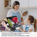 Mobile Preview: Küchenrückwand Folie Brombeeren, Himbeeren & Minze im Wassereffekt A4 Muster
