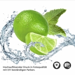 Mobile Preview: Küchenrückwand Folie Limetten Splash Artikelbild 2