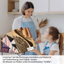 Mobile Preview: Küchenrückwand Folie Holzlöffel mit Gewürzen - Geschmackvolles Design A4 Muster