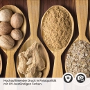 Mobile Preview: Küchenrückwand Folie Holzlöffel mit Gewürzen - Geschmackvolles Design Detailbild 2