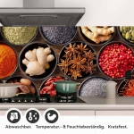 Mobile Preview: Küchenrückwand Folie Exotische Gewürze - Dekor für Genussliebhaber Detailbild 1