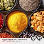 Mobile Preview: Küchenrückwand Folie Exotische Gewürze - Dekor für Genussliebhaber Detailbild 2