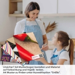 Mobile Preview: Küchenrückwand Folie Scharfe Chilis - Würze für Ihre Küche A4 Muster