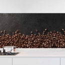 Mobile Preview: Küchenrückwand Folie Kaffeebohnen - Für die perfekte Kaffeeküche Hauptbild 1