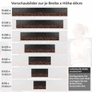 Mobile Preview: Küchenrückwand Folie Kaffeebohnen - Für die perfekte Kaffeeküche Höhe 60cm