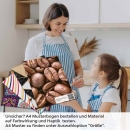 Mobile Preview: Küchenrückwand Folie Kaffeearoma - Meer an Bohnen A4 Muster