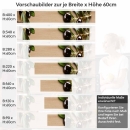 Mobile Preview: Küchenrückwand Folie Edles Oliven-Motiv auf Holzoptik Höhe 60cm