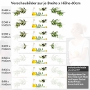 Mobile Preview: Küchenrückwand Folie Olivenzweige & Olivenöl - Mediterrane Eleganz Höhe 60cm