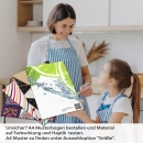 Mobile Preview: Küchenrückwand Folie Limetten Splash A4 Muster