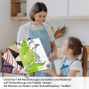 Mobile Preview: Küchenrückwand Folie spritzige Limetten A4 Muster