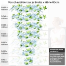 Mobile Preview: Küchenrückwand Folie spritzige Limetten & Minzen Variantenauswahl Vorschaubild  Höhe 80cm
