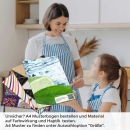 Mobile Preview: Küchenrückwand Folie spritzige Limetten & Eiswürfel A4 Muster