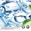 Mobile Preview: Küchenrückwand Folie spritzige Limetten & Eiswürfel Detailbild 2