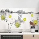 Mobile Preview: Küchenrückwand Folie Lime Splash Hauptbild 1