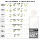 Mobile Preview: Küchenrückwand Folie Lime Splash Variantenauswahl Vorschaubild  Höhe 60cm