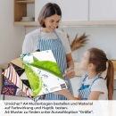 Mobile Preview: Küchenrückwand Folie Limetten Wasser Splash A4 Muster