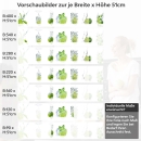 Mobile Preview: Küchenrückwand Folie Limetten Wasser Splash Variantenauswahl Vorschaubild  Höhe 51cm