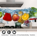 Mobile Preview: Küchenrückwand Folie Obst Splash Detailbild 1
