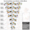 Mobile Preview: Küchenrückwand Folie Splashy Fruits Variantenauswahl Vorschaubild  Höhe 80cm