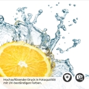 Mobile Preview: Küchenrückwand Folie Orangen Splash Detailbild 2