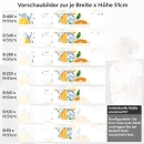 Mobile Preview: Küchenrückwand Folie Orangen Splash Variantenauswahl Vorschaubild  Höhe 51cm