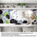 Mobile Preview: Küchenrückwand Folie Brombeeren Splash Artikelbild 1