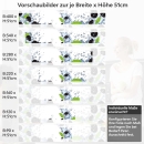 Mobile Preview: Küchenrückwand Folie Brombeeren Splash Variantenauswahl Vorschaubild  Höhe 51cm