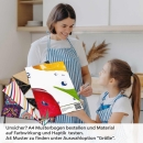 Mobile Preview: Küchenrückwand Folie Frutal A4 Muster