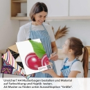 Mobile Preview: Küchenrückwand Folie Kirschen Früchte A4 Muster