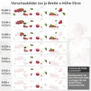 Mobile Preview: Küchenrückwand Folie Kirschen Früchte Variantenauswahl Vorschaubild  Höhe 51cm