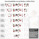 Mobile Preview: Küchenrückwand Folie Kirschen Splash Früchte Variantenauswahl Vorschaubild  Höhe 51cm