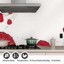 Mobile Preview: Küchenrückwand Folie Himbeeren Splash Detailbild 1