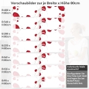 Mobile Preview: Küchenrückwand Folie Himbeeren Splash Früchte Variantenauswahl Vorschaubild Höhe 80cm