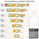 Mobile Preview: Küchenrückwand Folie Fruchtshake Variantenauswahl Vorschaubild Höhe 51cm