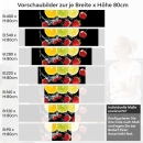 Mobile Preview: Küchenrückwand Folie Zitrusfrüchte Variantenauswahl Vorschaubild Höhe 80cm