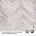 Mobile Preview: Küchenrückwand Folie Fischgräten Holzoptik Detailbild 2