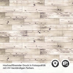 Mobile Preview: Küchenrückwand Folie Holzstruktur Optik Detailbild 2