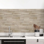 Mobile Preview: Küchenrückwand Folie Holzoptik Parkett Hauptbild 1