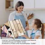 Mobile Preview: Küchenrückwand Folie Holzoptik A4 Muster