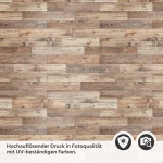 Mobile Preview: Küchenrückwand Folie rustikale Parkettoptik Detailbild 2