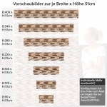 Mobile Preview: Küchenrückwand Folie Retro Holz Textur Höhe 51cm