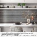 Mobile Preview: Küchenrückwand Folie elegante graue Holzimitation Artikelbild 1