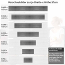 Mobile Preview: Küchenrückwand Folie elegante graue Holzimitation Höhe 51cm