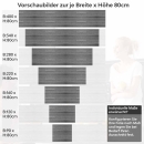 Mobile Preview: Küchenrückwand Folie elegante graue Holzimitation Höhe 80cm