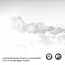 Mobile Preview: Küchenrückwand Folie weiße Berge Detailbild 2